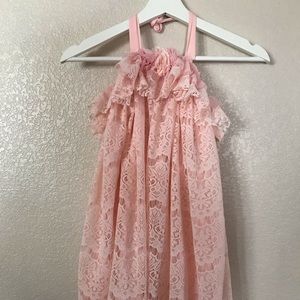 Havengirl Pink Lace Dress Size 5 NWOT